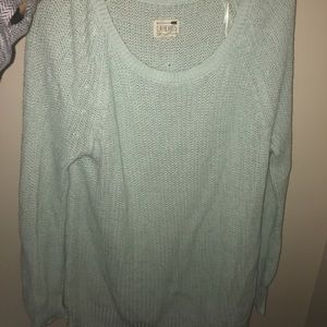 LA Hearts blue sweater